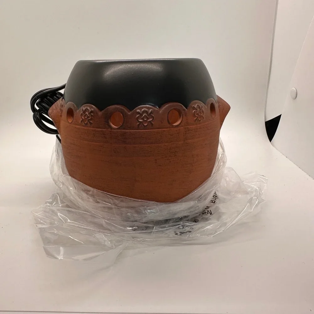 Scentsy Sonora Full Size Warmer Electric‎ Candle Wax Melt Terracotta Brown